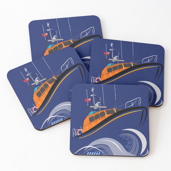 Item preview, RNLI Lifeboat In Rough Seas designed and sold by Ben Nolan.