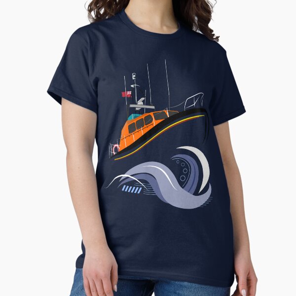 Item preview, Canot de sauvetage de la RNLI dans une mer agitée designed and sold by Ben Nolan.