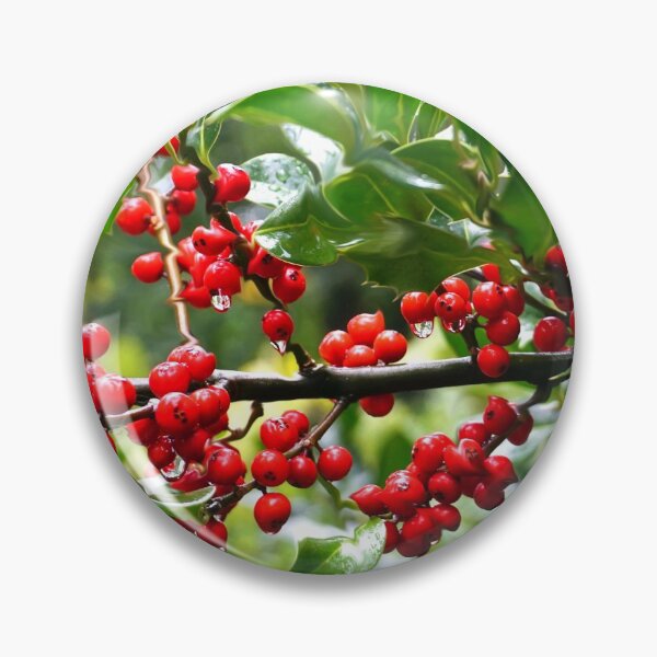 Item preview, Holly - Red berries designed and sold by MarionsArt.