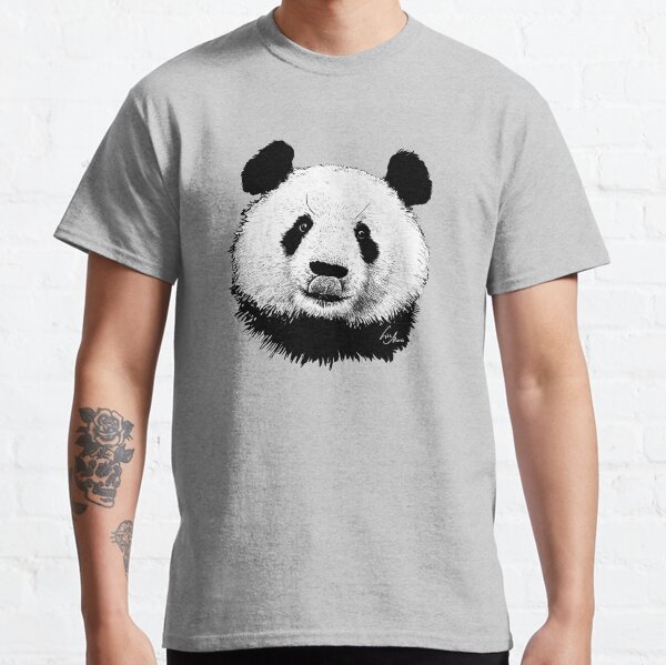 Panda-Kopf Illustration Classic T-Shirt