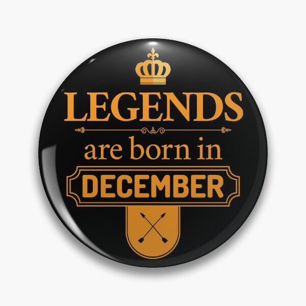 Item preview, Legends Are Born In December | Birthday Gift | designed and sold by Minimalwiz.