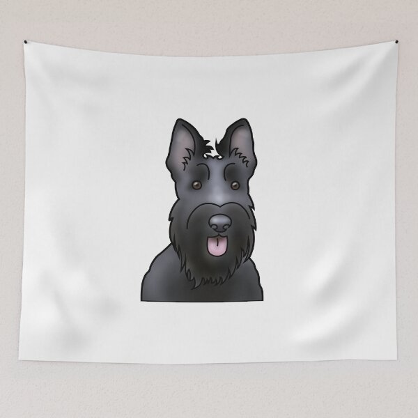Item preview, Scottie Dog - Scottish Terrier - Dog Portrait - White designed and sold by JadeMadeThis.