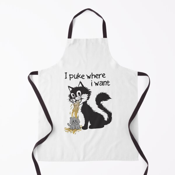 Item preview, Cat puke - I puke where I want designed and sold by scrolla.