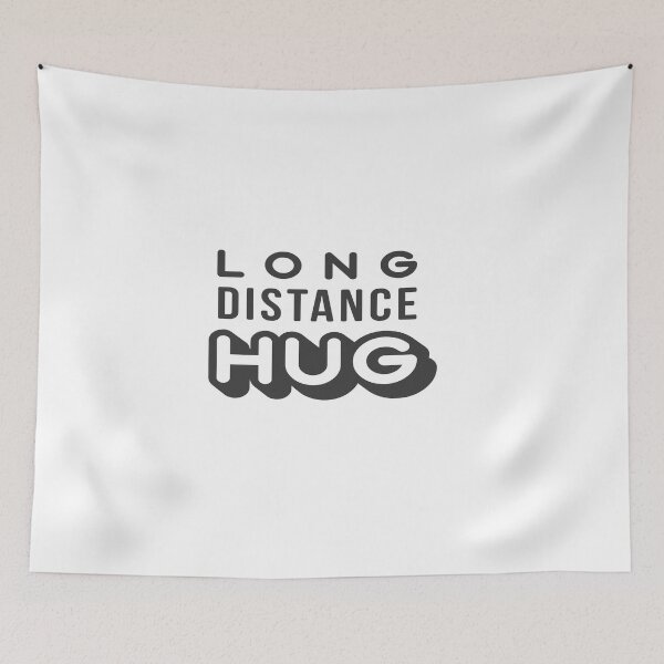 Item preview, Long Distance Hug| Funny Quarantine Love Design designed and sold by Mriganka Gogoi.