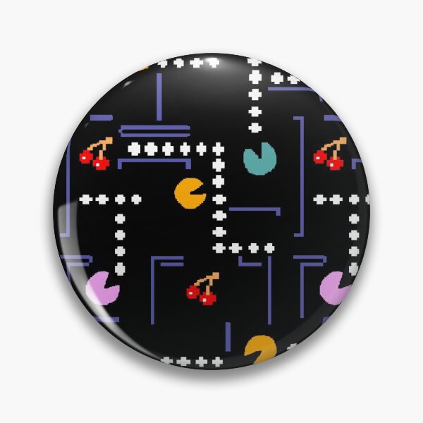 Item preview, 8 bit Gobblers Retro Arcade Video Game in Bright Colors designed and sold by vinpauld.