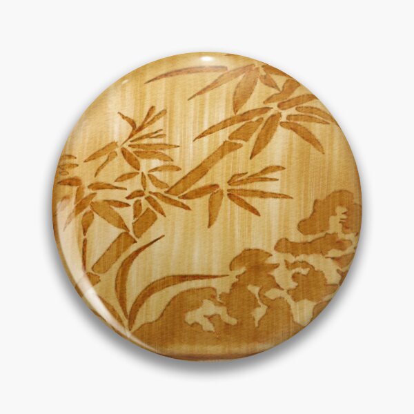 Item preview, Watercolor Illustration of Chinese bamboo carving brush holder | 宝庆竹刻 designed and sold by iswenyi.