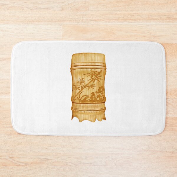 Item preview, Watercolor Illustration of Chinese bamboo carving brush holder | 宝庆竹刻 designed and sold by iswenyi.