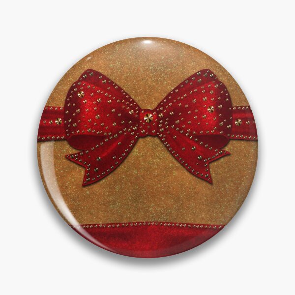 Item preview, Vintage bows pattern in red gold - gifts designed and sold by GlamourChick.