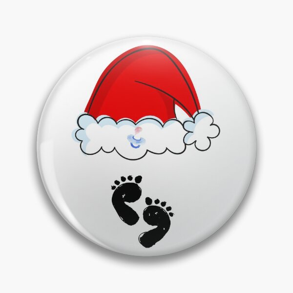 Artikelvorschau, Baby Fingerabdruck Fußabdruck Weihnachtsschwangerschaft entworfen und verkauft von Mohamedprf.