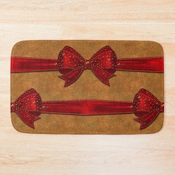 Item preview, Vintage bows pattern in red gold - gifts designed and sold by GlamourChick.