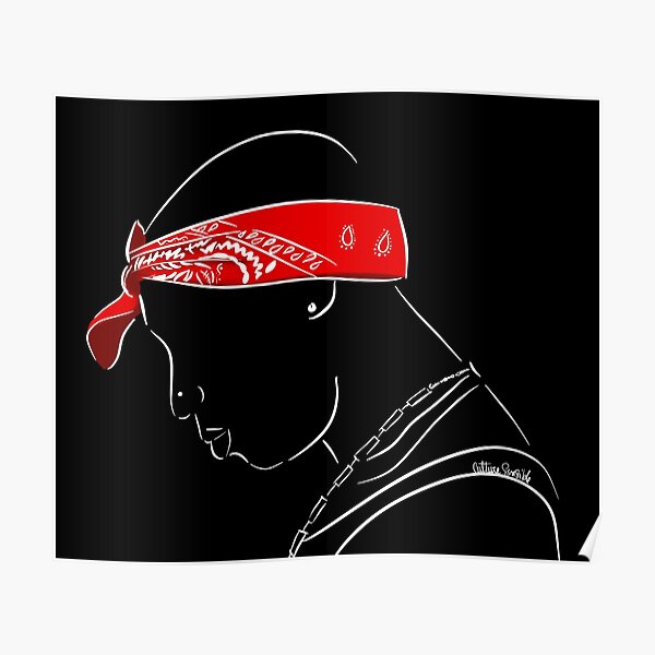 Tupac Amaru Shakur Lesane Parish Crooks Poster