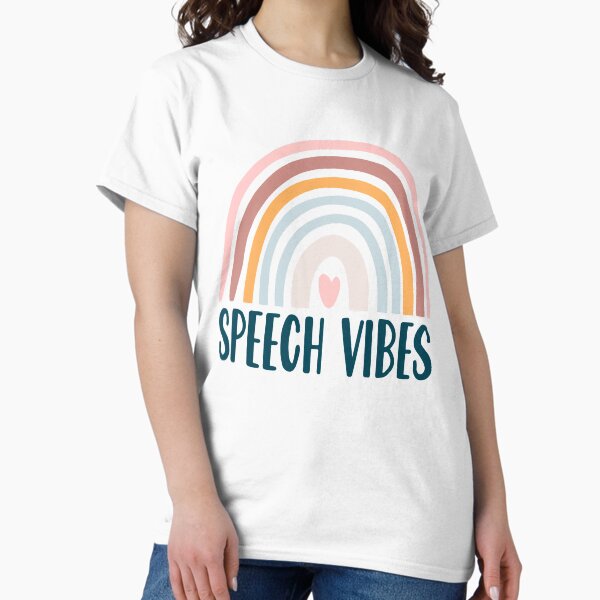 Item preview, Speech Vibes Speech Language Pathologist Speechie Boho Rainbow Retro designed and sold by sweetheartistic.