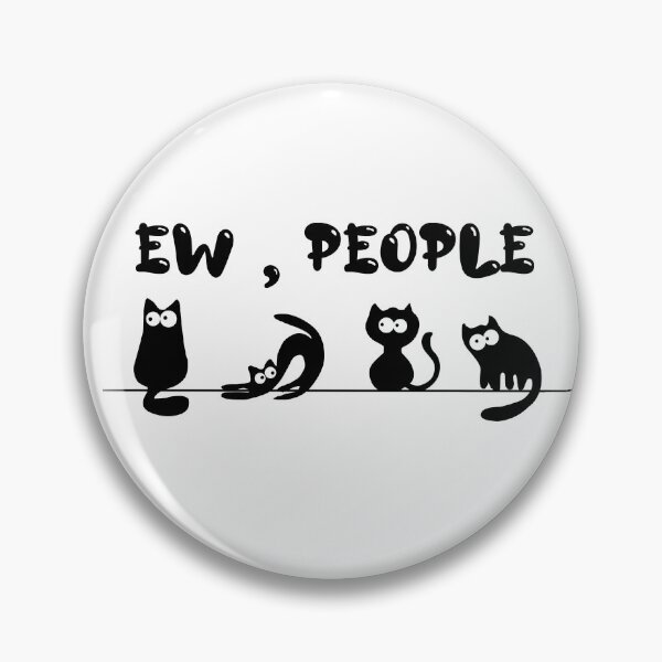 Item preview, black cat shirt funny womens ew people meowy cat lovers T-Shirt designed and sold by mouhiblaw.
