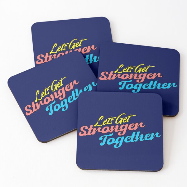 Item preview, Lets Get Stronger Together Vintage designed and sold by Feline Rockstars.