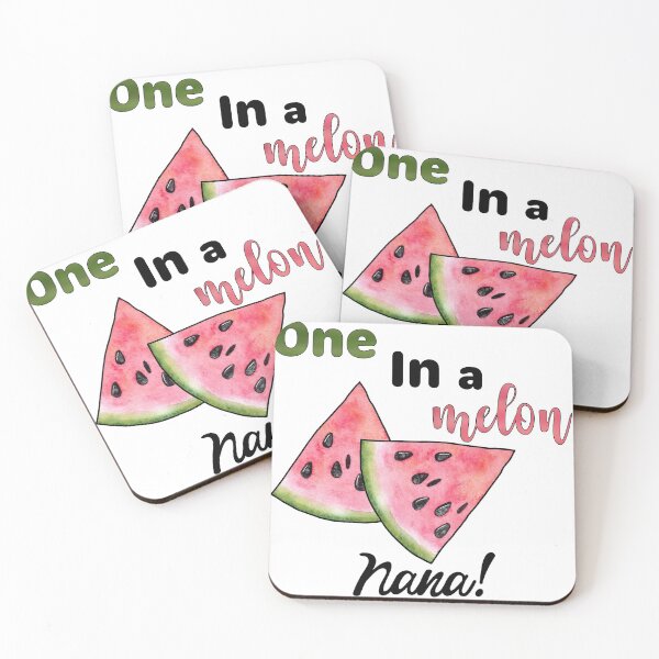 Item preview, One in a Melon Nana with Watercolor Watermelon Slices designed and sold by LovenLaughter.