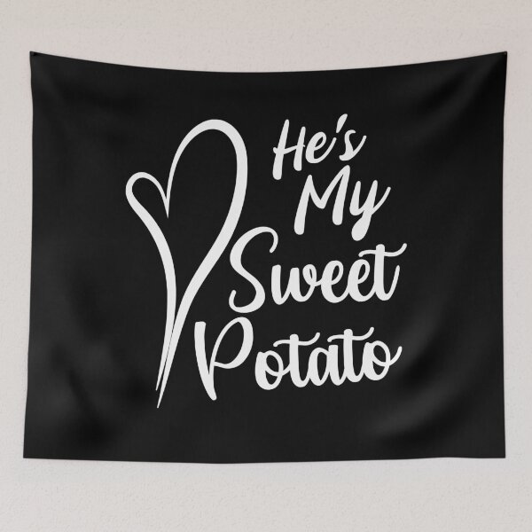 Item preview, He's My Sweet Potato, Thanksgiving Couple designed and sold by RobomShop.