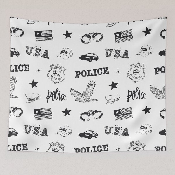 Item preview, Police art#2BW designed and sold by SportArtGame2.