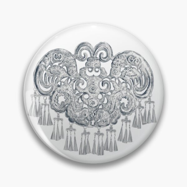 Item preview, Watercolor Illustration of Chinese Miao traditional silver jewelry | 苗族银饰 designed and sold by iswenyi.