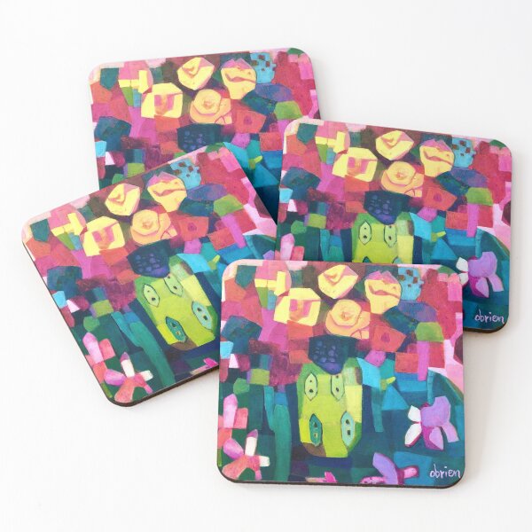 Item preview, Pink and Yellow Spring designed and sold by Annie O'Brien Gonzales.