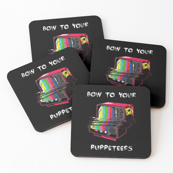 Item preview, Bow To Your Puppeteers – Mass Media TV Propaganda Puppets designed and sold by The Green Corner.