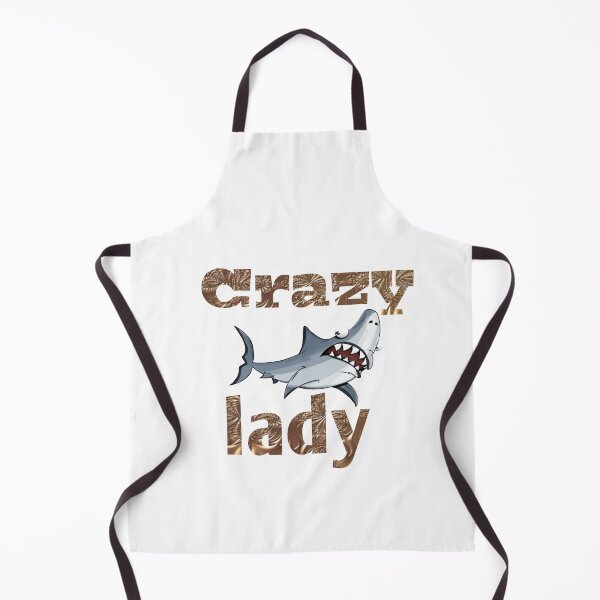 Item preview, Crazy shark lady designed and sold by Jain123.