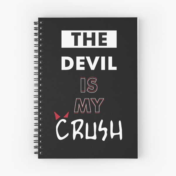 Item preview, The devil is my crush | Funny gift for your Boyfriend | Girlfriend designed and sold by Obito-Designs.