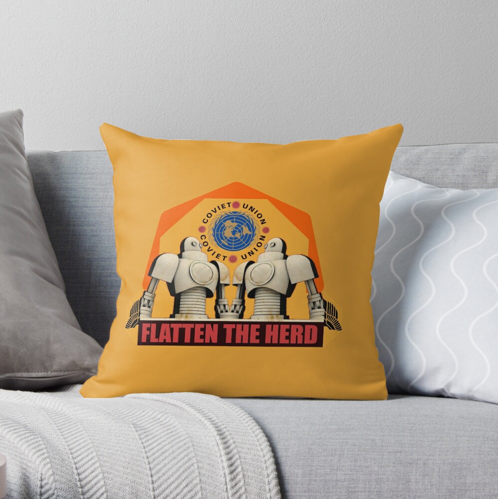 Item preview, Throw Pillow designed and sold by TheCovietUnion.