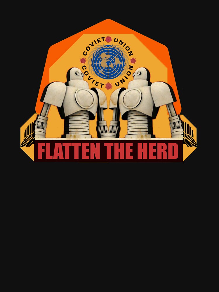 Thumbnail 7 of 7, Classic T-Shirt, Flatten The Herd designed and sold by TheCovietUnion.