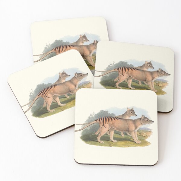 Item preview, Animals Of Australia The Tasmanian Tiger Or Thylacine designed and sold by JoolyA.