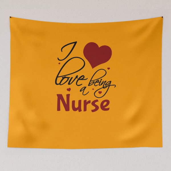 Item preview, Gift For Nurse I Love Being A Nurse designed and sold by hamid2d.