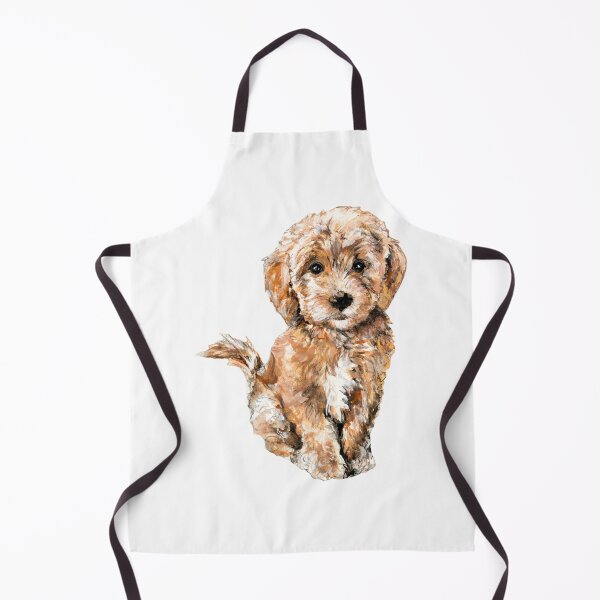 Item preview, Poodle/ Goldendoodle Puppy Watercolor Illustration designed and sold by Uplift Illustrations.