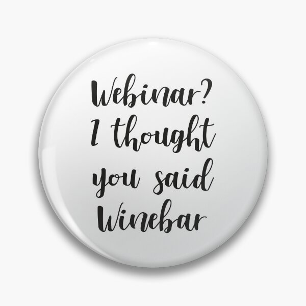 Item preview, Webinar? I thought you said Winebar designed and sold by YYZDesign.
