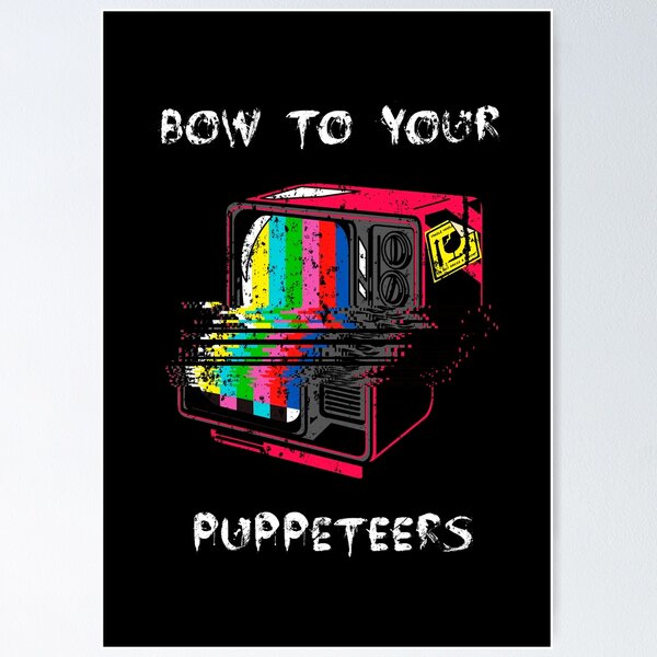 Item preview, Bow To Your Puppeteers – Mass Media TV Propaganda Puppets designed and sold by The Green Corner.