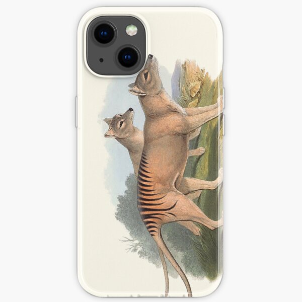 Animals Of Australia The Tasmanian Tiger Or Thylacine iPhone Soft Case