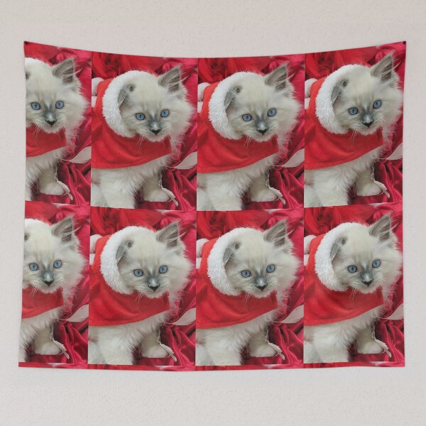 Item preview, Ragdoll kitten Christmas baby designed and sold by Fluffycat2020.