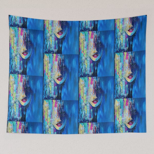 Item preview, Face Abstract Art designed and sold by LipikaDesigns.