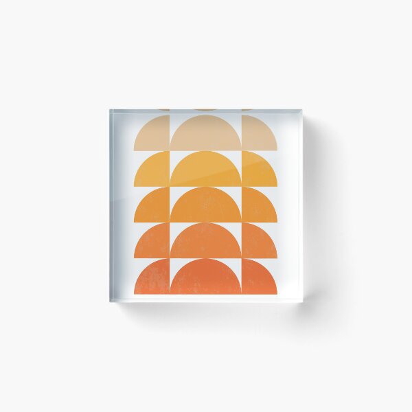 Item preview, Orange Mid Century Modern Retro Sunset designed and sold by Inogitna Designs.