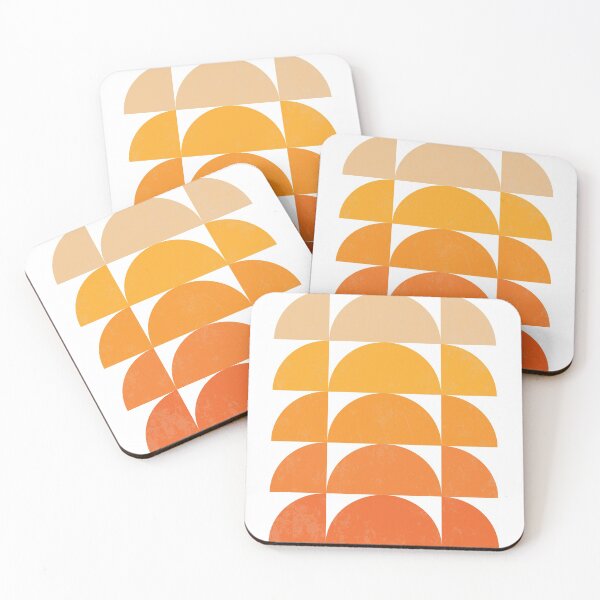 Item preview, Orange Mid Century Modern Retro Sunset designed and sold by Inogitna Designs.