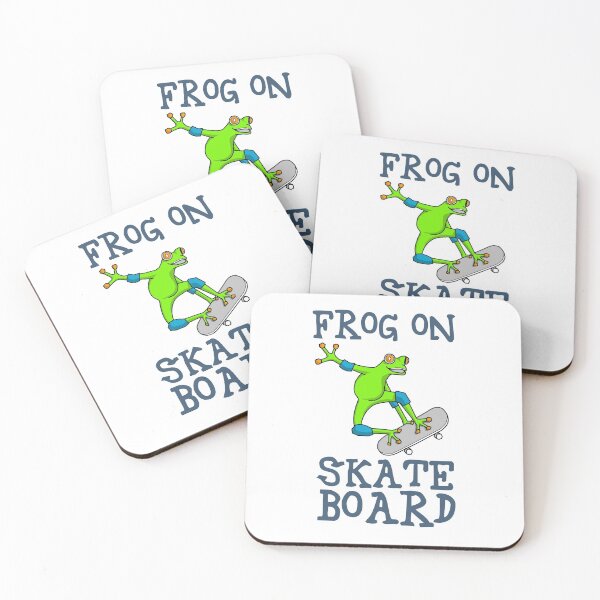 Item preview, Frog on skateboard designed and sold by aktiveaddict.