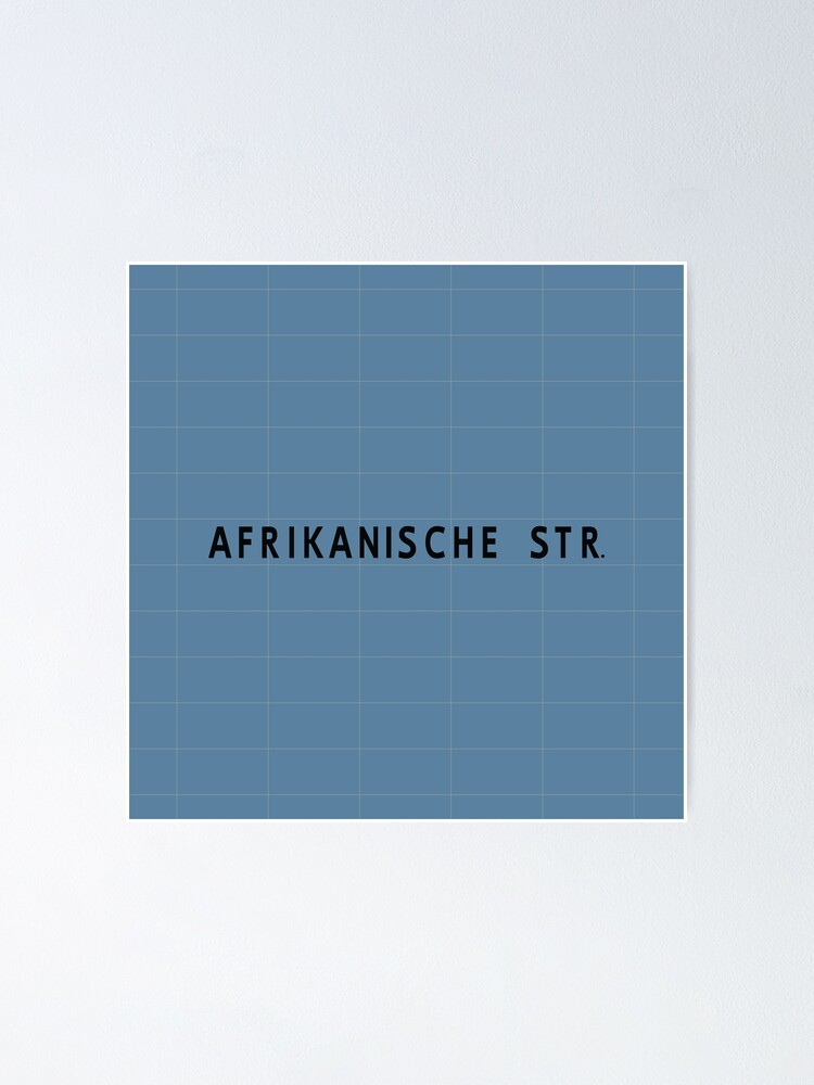Alternate view of Afrikanische Straße Station Tiles (Berlin) Poster