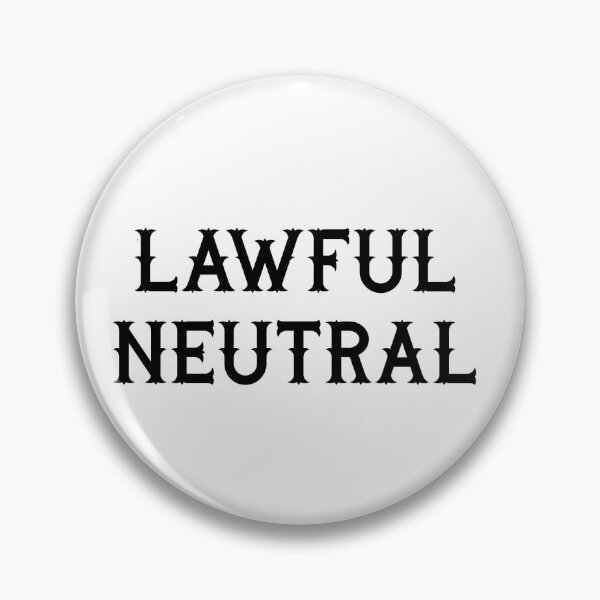 Item preview, Lawful Neutral designed and sold by DoodleDashCollective.