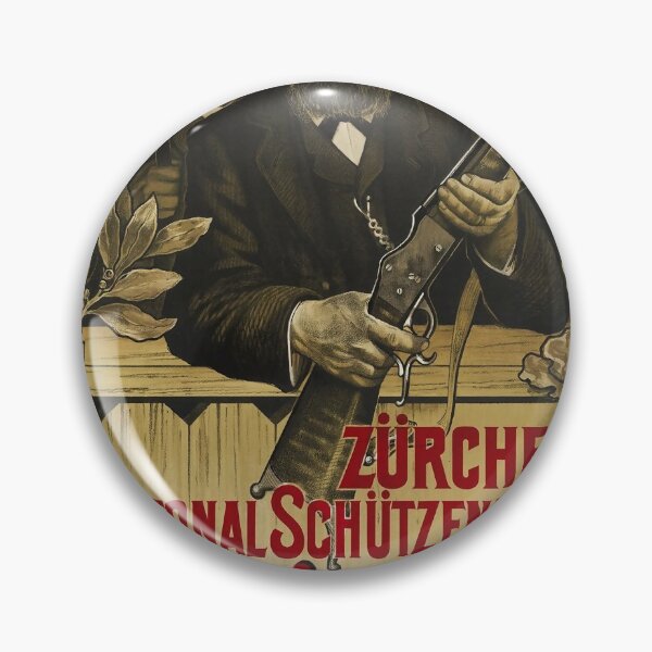 Item preview, retro zurcher kantonal schutzenfest ruti designed and sold by CorasPosters.