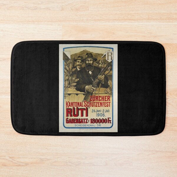 Item preview, retro zurcher kantonal schutzenfest ruti designed and sold by CorasPosters.