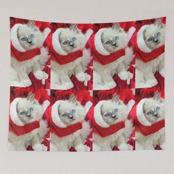 Item preview, Ragdoll kitten Christmas baby designed and sold by Fluffycat2020.