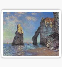 Claude Monet - The Cliffs at Etretat Sticker