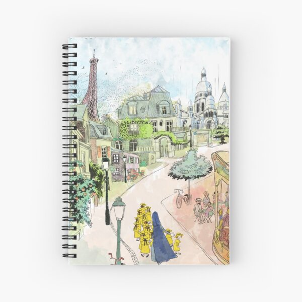 Item preview, Madeline Paris Street Watercolor designed and sold by elopez7228.