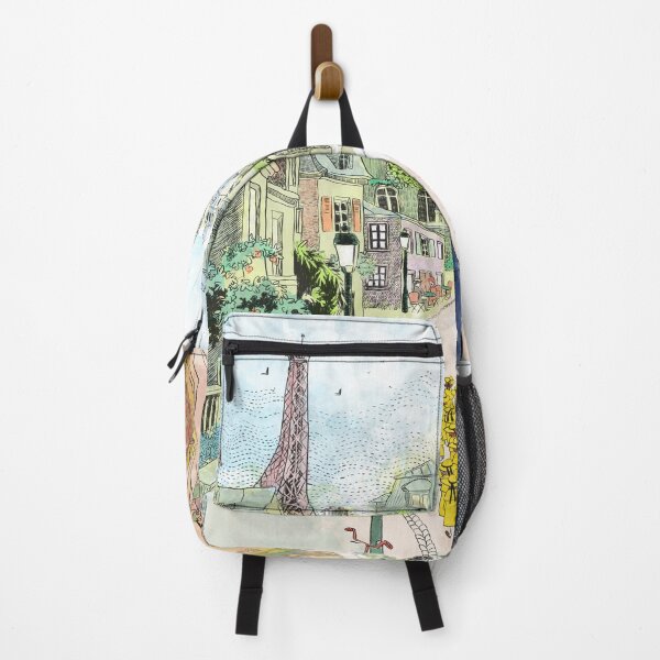 Item preview, Madeline Paris Street Watercolor designed and sold by elopez7228.