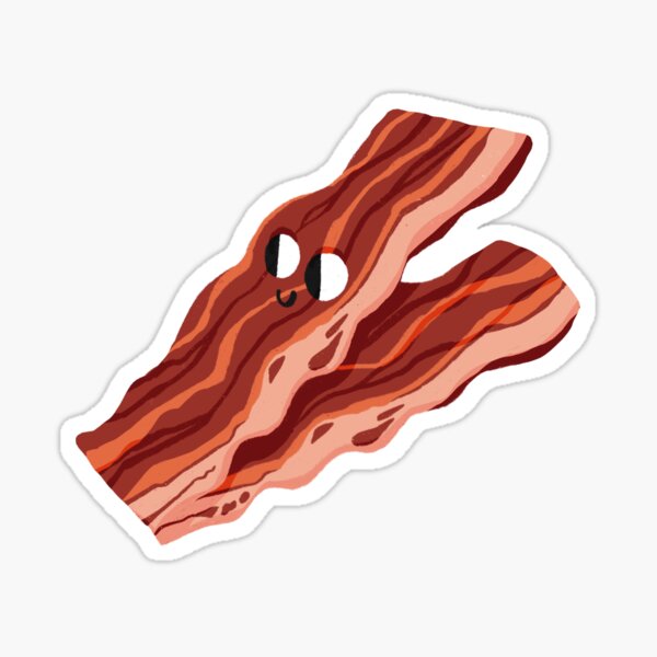 Petit déjeuner américain avec bacon and oeufs Sticker