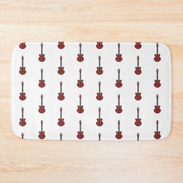 Item preview, Bent Red Pixel Style Guitar (Upright) designed and sold by gkillerb.