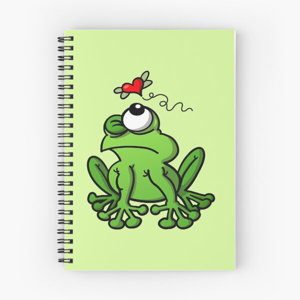 Item preview, Mischievous green frog chasing the mosquito of love designed and sold by Zoo-co.